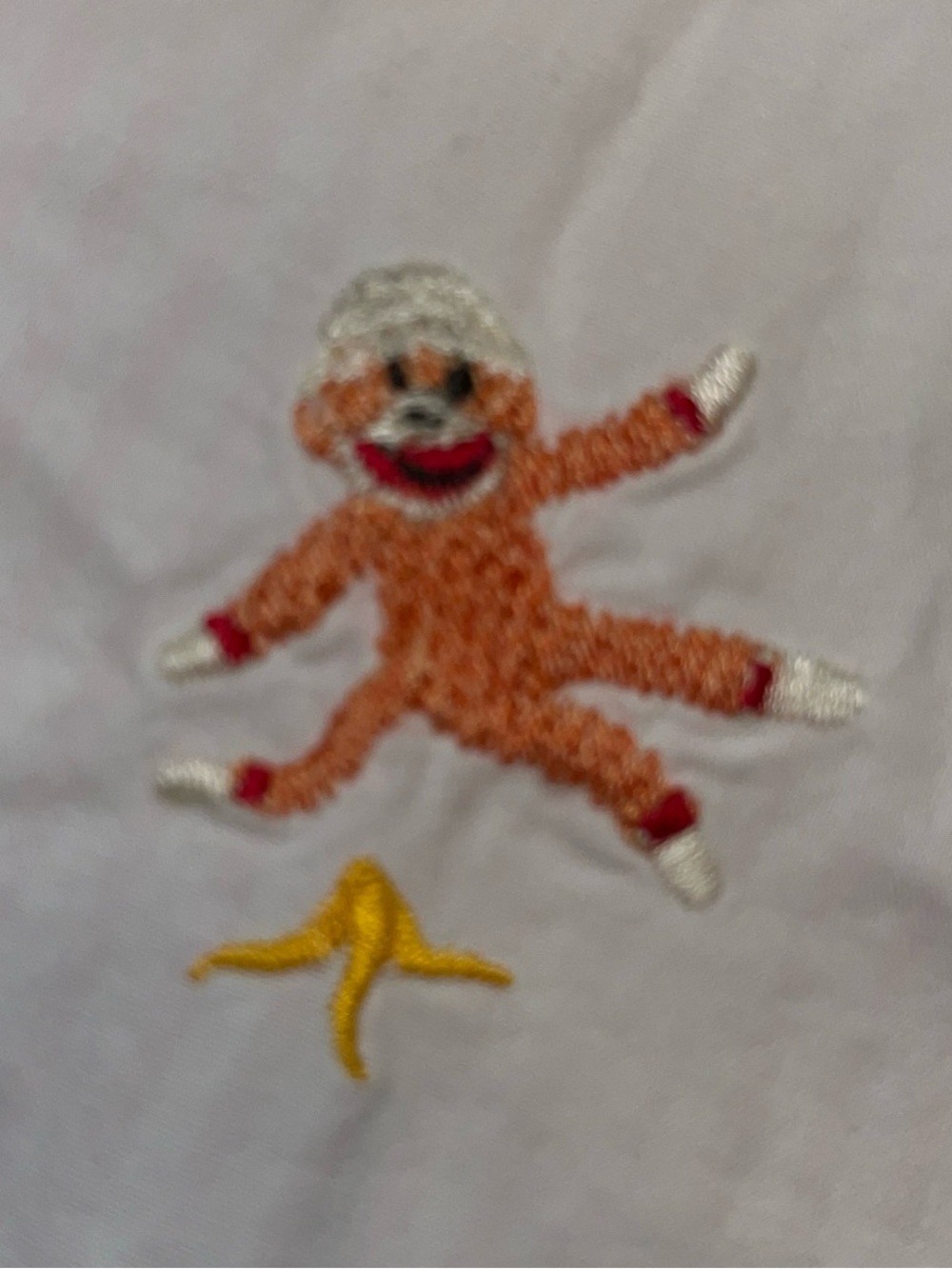 Vintage 1992 Nick & Nora White Cotton Shorts With Elmo Walking On A Star Shorts
